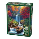 Mystic Falls in Autumn Cobble Hill 1000 Piece Puzzle
