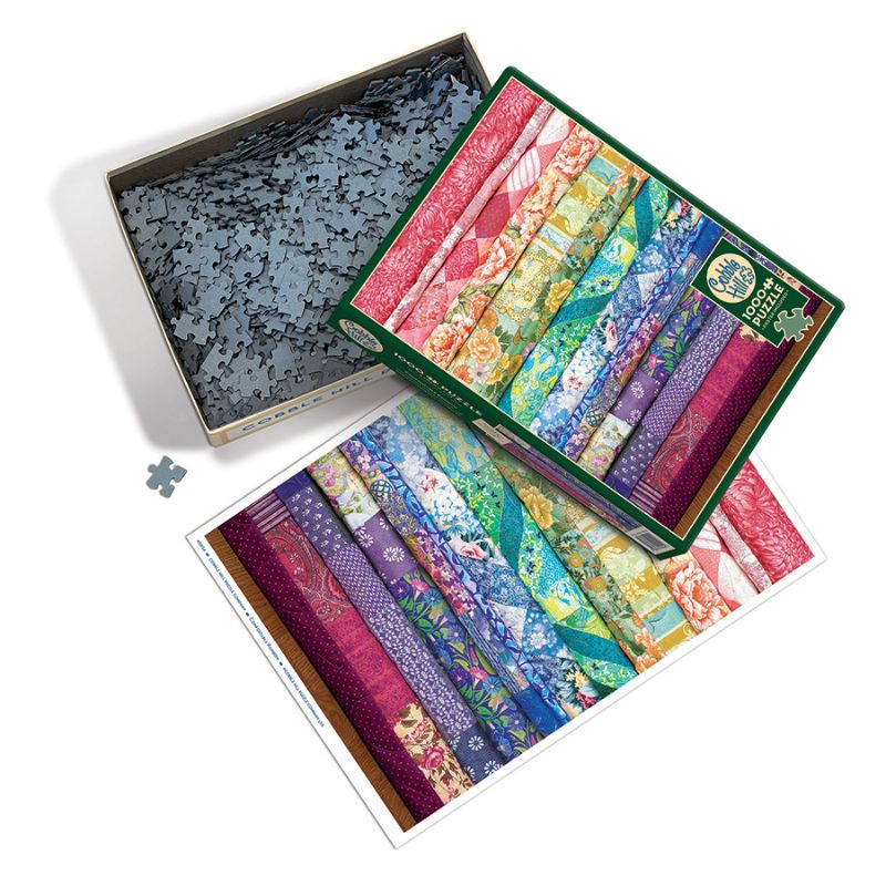 Comfortable Rainbow Cobble Hill 1000 Piece Puzzle Details Comfortable Rainbow Cobble Hill 1000 Piece Puzzle Details