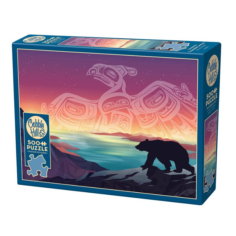 Crossings: Thunderbird and Bear Cobble Hill 500 Piece Puzzle Crossings: Thunderbird and Bear Cobble Hill 500 Piece Puzzle