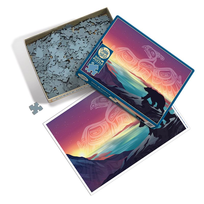 Crossings: Thunderbird and Bear Cobble Hill 500 Piece Puzzle Details Crossings: Thunderbird and Bear Cobble Hill 500 Piece Puzzle Details