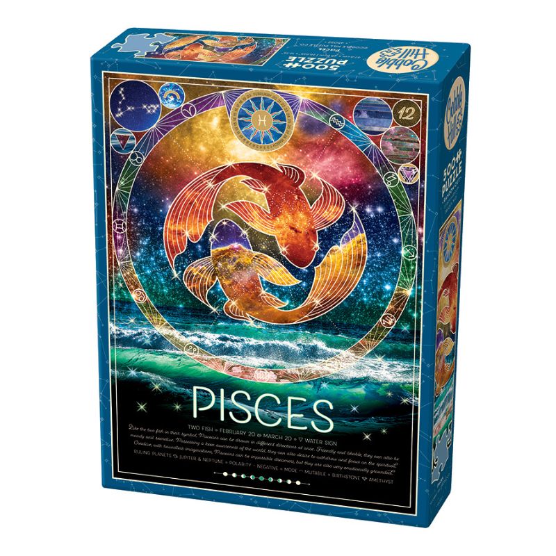 Pisces Cobble Hill 500 Piece Puzzle Pisces Cobble Hill 500 Piece Puzzle