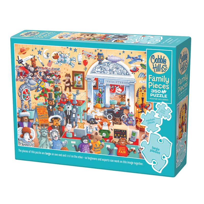 Cats and Dogs Museum Cobble Hill Family 350 Pieces Puzzle Cats and Dogs Museum Cobble Hill Family 350 Pieces Puzzle