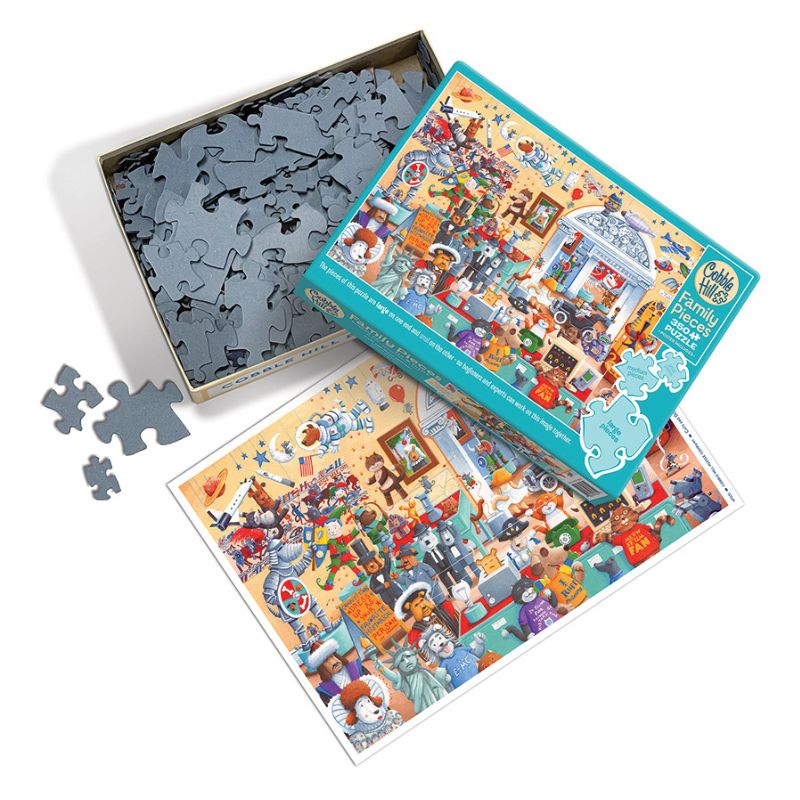 Cats and Dogs Museum Cobble Hill Family 350 Pieces Puzzle Details Cats and Dogs Museum Cobble Hill Family 350 Pieces Puzzle Details