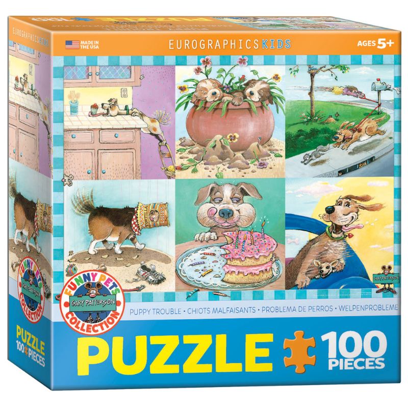 Puppy Trouble Eurographics 100 Piece Jigsaw Puzzle Puppy Trouble Eurographics 100 Piece Jigsaw Puzzle