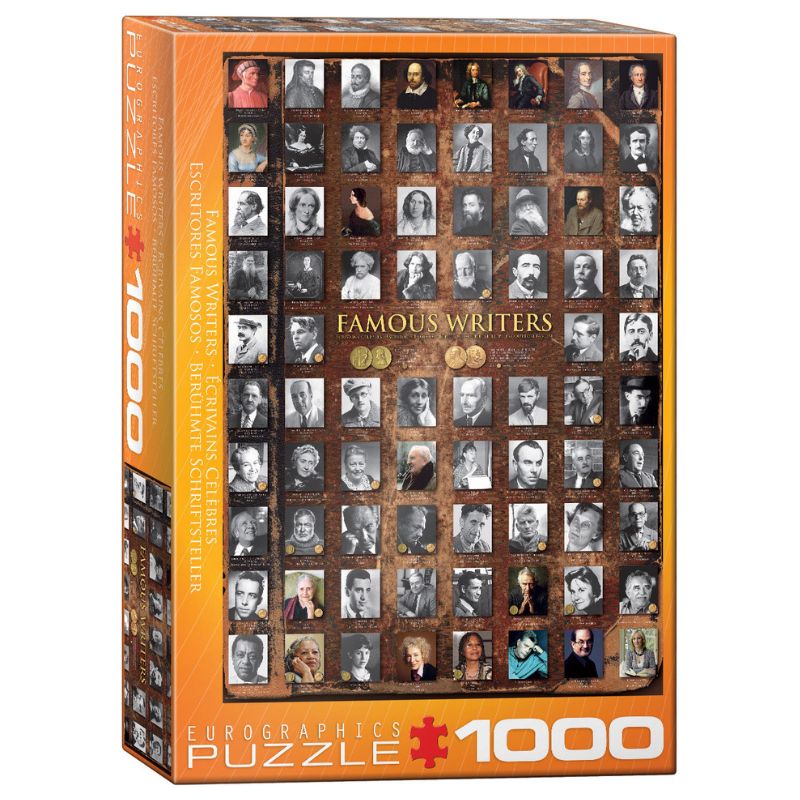 Famous Writers Eurographics 1000 Piece Jigsaw Puzzle Famous Writers Eurographics 1000 Piece Jigsaw Puzzle
